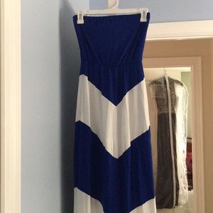 Chevron maxi dress